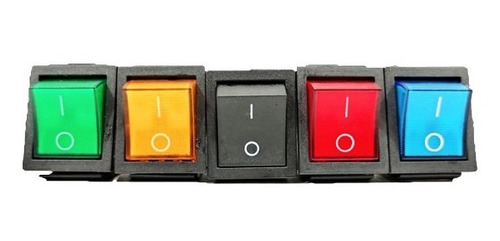 Botón Interruptor Cuadrado -switch Rocker  / Eleco