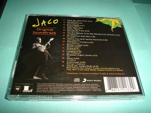 Jaco Pastorius - Original Soundtrack - Cd - Ind. Arg. (Usado)