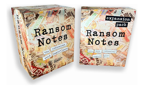 Ransom Notes - Juego De Palabras Ridículas Con Imanes Y