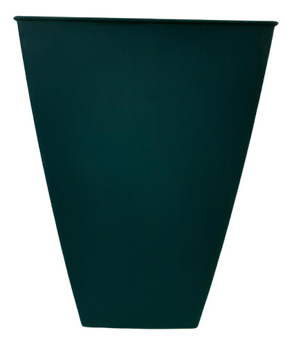 Maceta Plastico Matri Modelo Piramidal N 32 Color Verde Oscuro