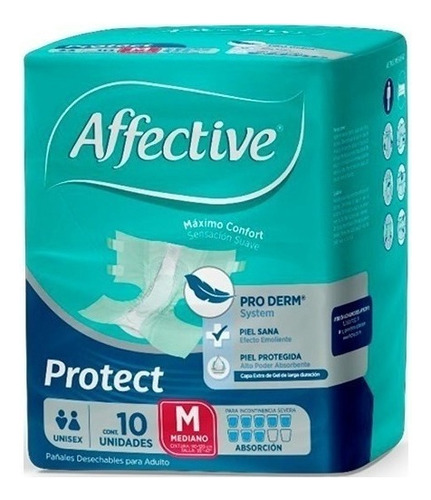 Pañal Adulto Protect Mediano 4 Paq Con 10 Pz (40 Pañales)