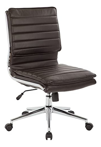 Silla Ejecutiva Office Star De Piel Sintética Sin Braz