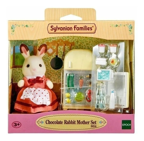 Mama Conejo Chocolate C/ Heladera Sylvanian Families 5014 Ed