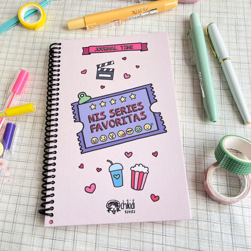 Libreta Journal Time Mis Series Favoritas A Color Color Beige