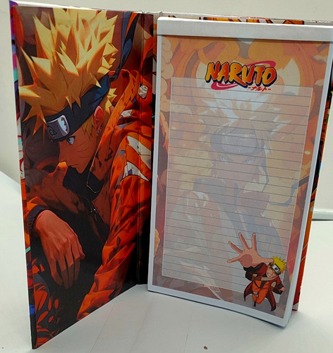 Libreta Porta Notas, Naruto