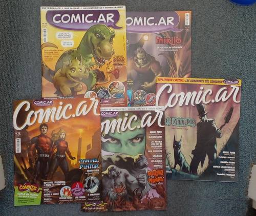 Revistas Comic.ar Ediciones 10, 11, 12, 13, 14 Nuevas Oferta