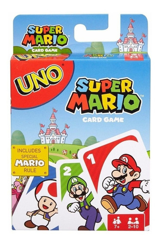 Uno Super Mario Bros Juego De Mesa Cartas Edición Especial
