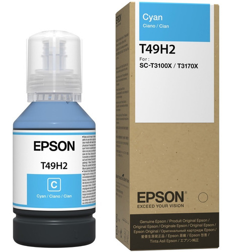 Botella De Tinta Cian Epson T49h2 (140 Ml)