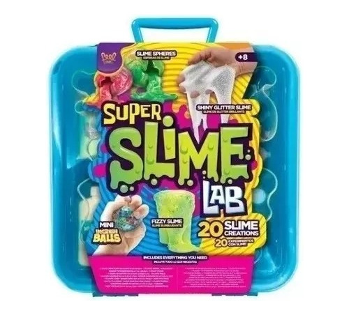 Imagen 1 de 5 de Set Para Hacer Experimentos Con Slime  Super Slime Lab 