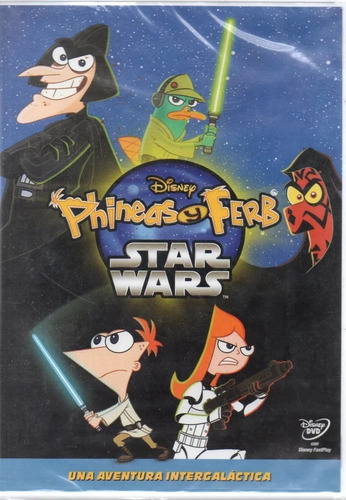 Phineas Y Ferb Star Wars Dvd Cerrado