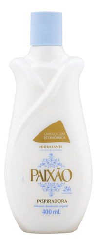  Hidratante Desodorante Corporal Inspiradora Paixão Frasco 400ml Embalagem Econômica