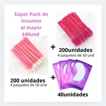 Comprar Kit Insumos Lashista Cepillos Lipbrush Parches De Hidrogel