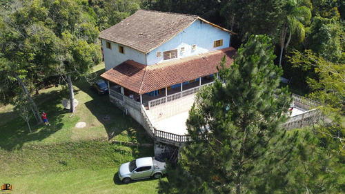 Imagem 10 de 30 de Chácara À Venda 4.600m2 Terreno, Casa 485m2 Piscina Estrada Julio Rocha Bairro Do Monjolo Em Juquitiba - Sp - Ch07787 - 70289503