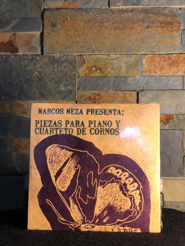 Cd Marcos Meza - Piezas Para Piano Y Cuarteto De Cornos