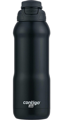 Botella Fit Licorice Leak Proof Autospout Contigo Negro Febo