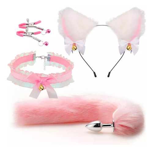 Vestido De Fiesta Foxtail Cat Ears Set A