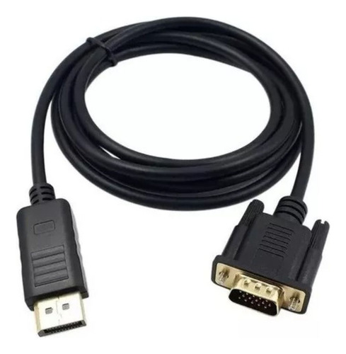Cabo Adaptador Displayport Macho X Vga Macho 1.8m