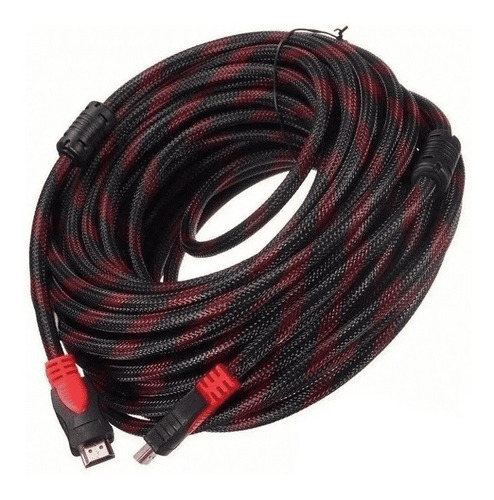 Imagen 3 de 4 de Cable Hdmi 4k Protegido Reforzado 10 Metros Full Hd