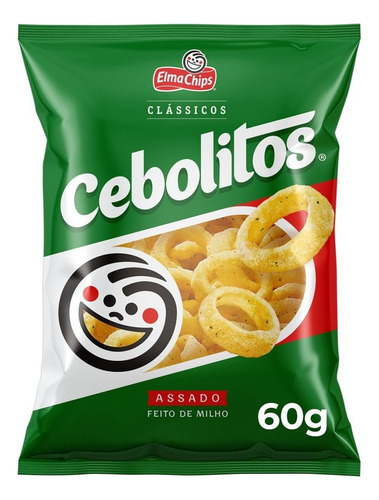 Salgadinho De Milho Assado Cebolitos 60g Elma Chips