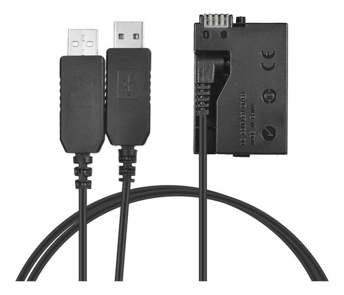 Adaptador De Corriente Dum Usb Con Acoplador Dc Andoer Lp-e8