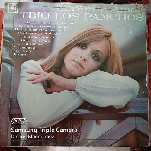 Vinilo Trio Los Panchos Ebrio De Amor A M5