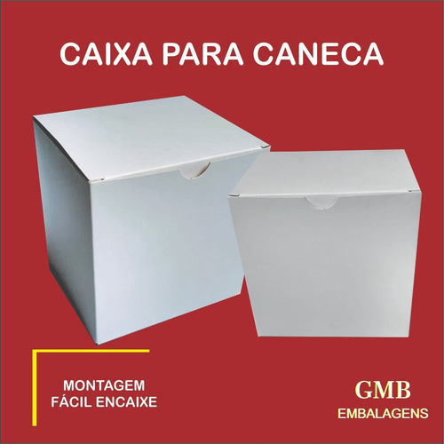 Imagem 3 de 4 de Caixa Para Caneca De Porcelana 100 Pode Sublimar
