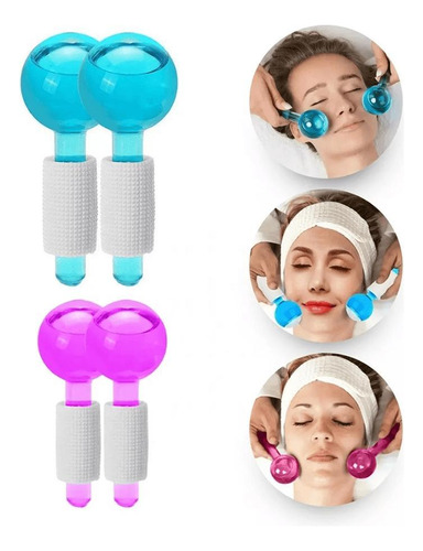 Esfera de masaje facial antienvejecimiento con cromoterapia Ice Globes