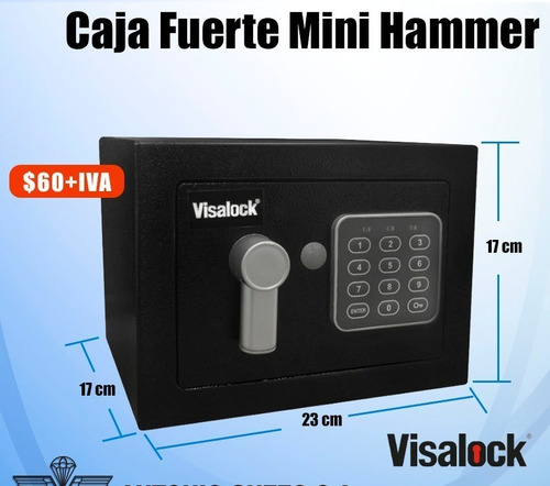 Caja Fuerte Mini Hammer Visalock
