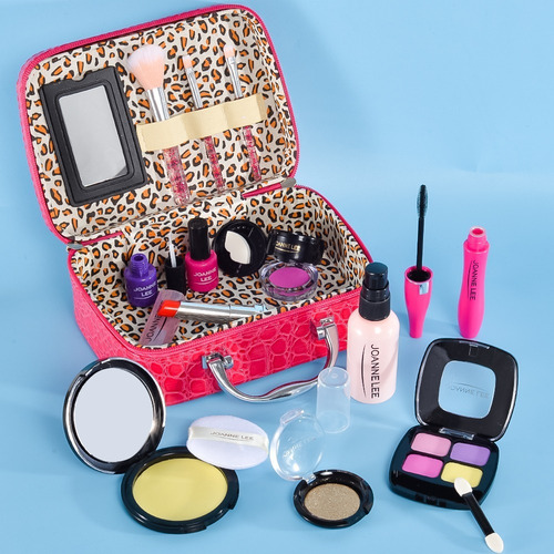 Imagen 5 de 8 de Juguete Maquillaje Belleza Niña Salon Tocador Estuche Set