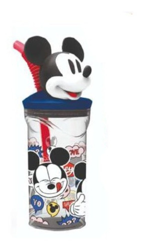 Vaso Mickey Con Figura En 3d Licencia Original Km528