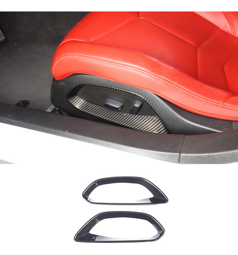 Cubierta Panel Boton Ajuste Asiento Para Chevrolet Corvette