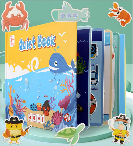 Libro Interactivo Lazhu Montessori, Libro Silencioso