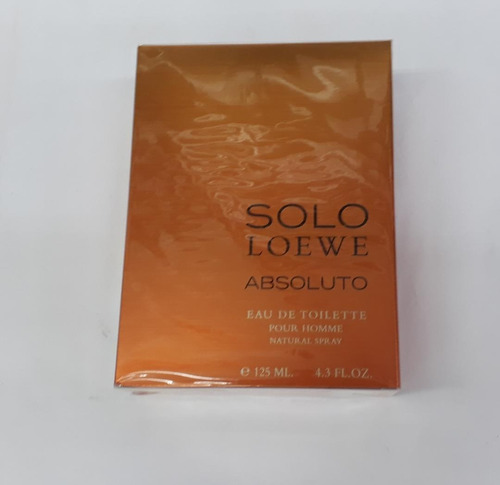 Perfume Solo Loewe Absoluto X 125 Ml Original