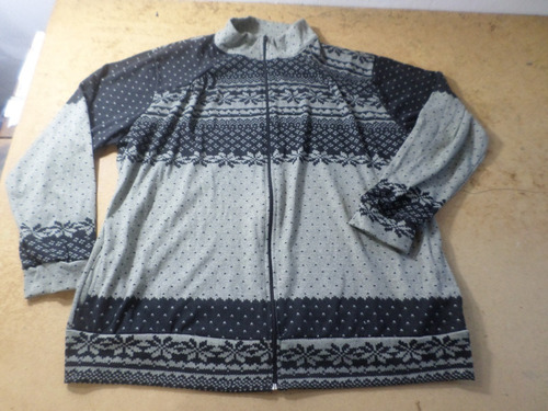 Imagen 3 de 5 de Campera Lanilla Estampada