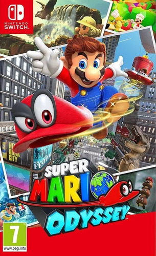 Super Mario Odyssey Nintendo Switch Midia Fisica Lacrada