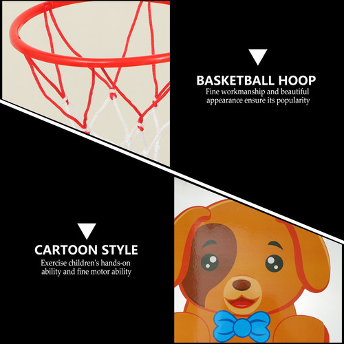 1 Juego De Aros De Baloncesto Portátiles Para Niños Pequeños