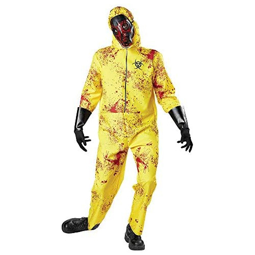 Disfraz De Zombie Hazmat Cosplay De Adultos (xl/40-42),...