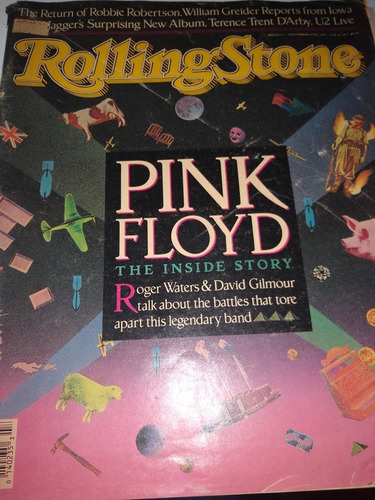 Pink Floyd Sobre Su Separación Revista Rolling Stone 1987