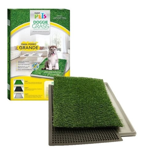 Imagen 1 de 1 de Doggie Grass Grande 76 X 50 Cm Tapete Pasto