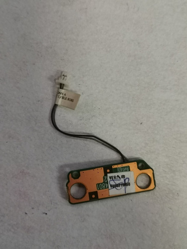 Botón Encendido Toshiba C650 C655 C650d C655d 6017b0258201 (Usado)
