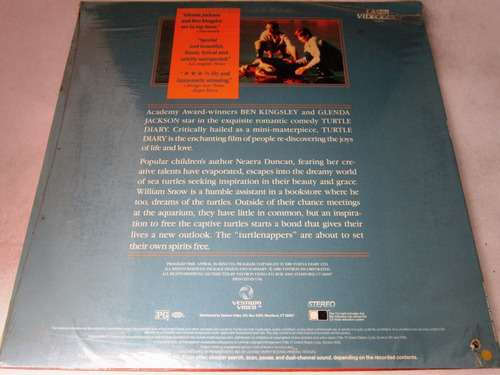 Glenda Jackson - Turtle Diary Laserdisc Ld