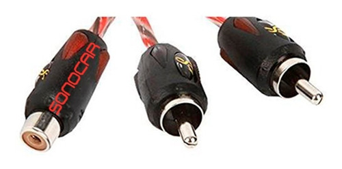 Imagen 1 de 1 de Cable Rca Stinger Y 1 Hembra 2 Machos Si42ym Sonocar