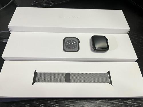 Apple Watch Series 8 Gps+cel Acero Inox Grafito Milanese Grafito Milanese Gris Oscuro Grafito (Usado)