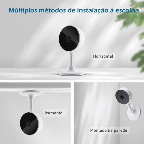 Camera Segurança Wifi Full Hd Alexa Google App Com Microfone