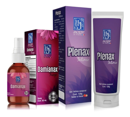 Damianax  Fuego + Plenax Intimo - Unidad a $24950