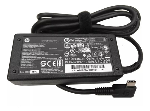 Cargador Para Portatil Hp Usb Tipo C 20v 3.25a 65w Original