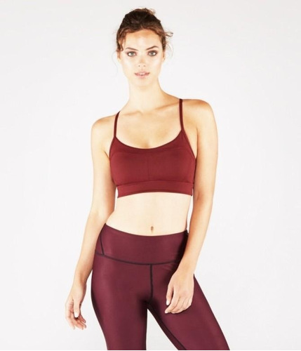 Manduka Pintuck Bra Ruby