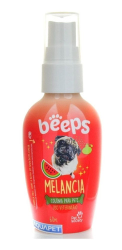 Pet Society Beeps Colônia Para Pets 60ml Melancia