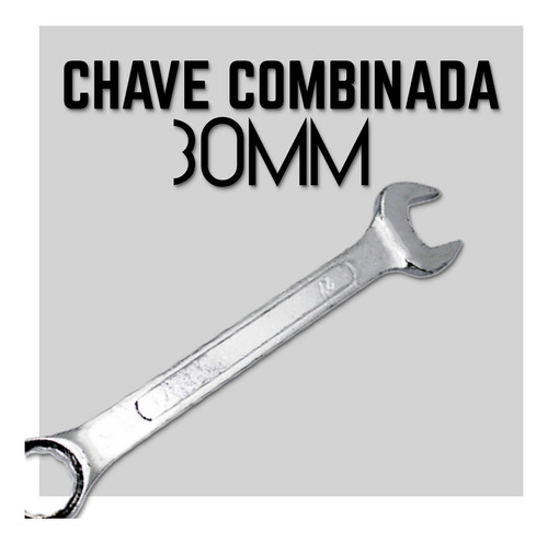 Imagem 2 de 5 de Chave Combinada De Ferro 30mm Reparos E Fixação 123útil