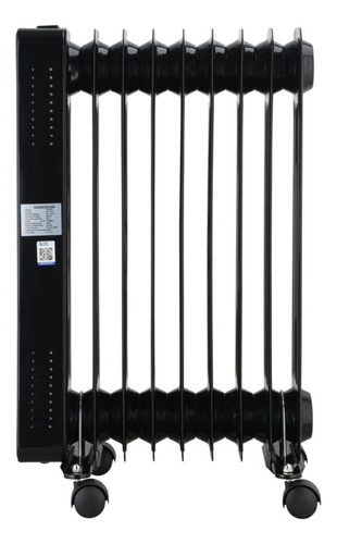 Calefactor 2000 W Infrarrojo Negro